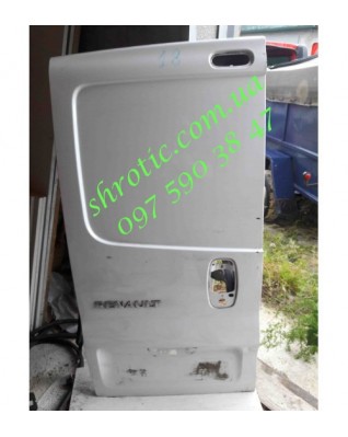 Двері, Задні, Ліві, Білі (Б/У) , Renault Trafic,Opel Vivaro,Nissan Primastar,Рено Трафік,Опель