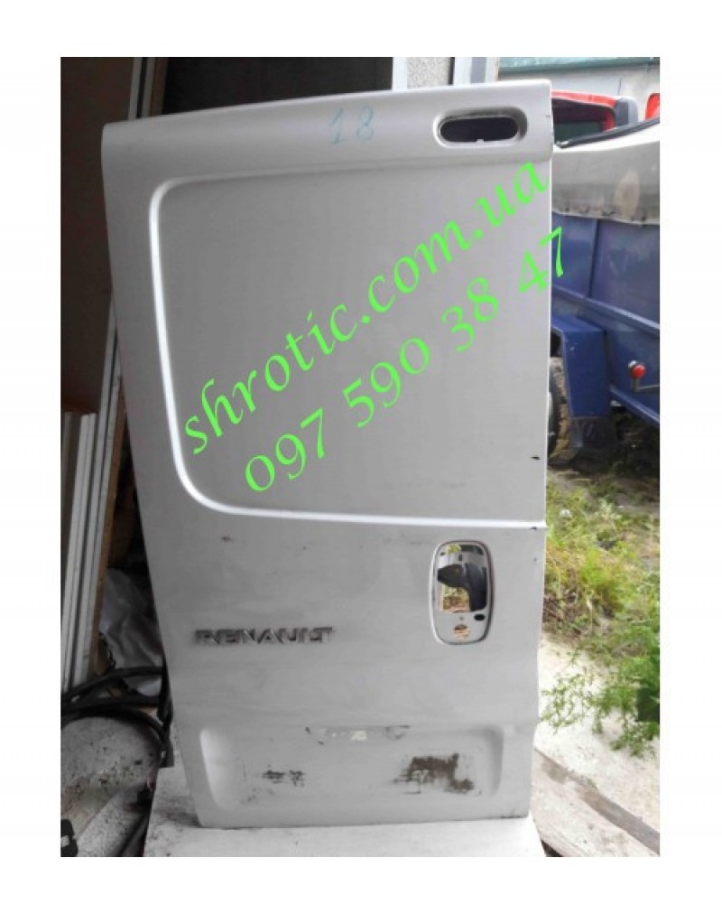 Двері, Задні, Ліві, Білі (Б/У) , Renault Trafic,Opel Vivaro,Nissan Primastar,Рено Трафік,Опель